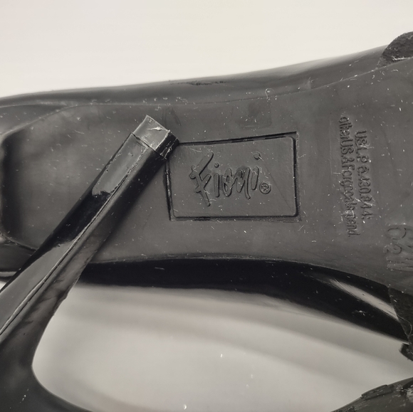 Fioni Shoes Size 6.5 Wide Black - Picture 10 of 11